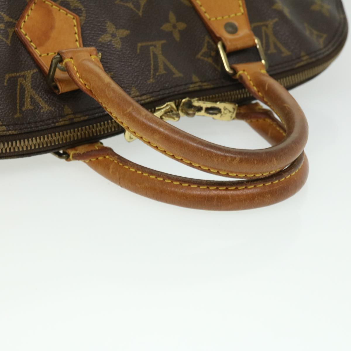 LOUIS VUITTON Monogram Alma Hand Bag M51130 LV Auth hs1256