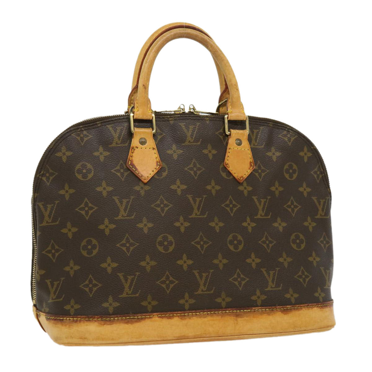 LOUIS VUITTON Monogram Alma Hand Bag M51130 LV Auth hs1258