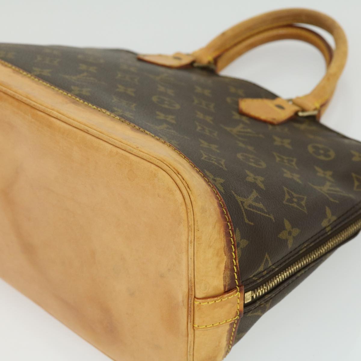 LOUIS VUITTON Monogram Alma Hand Bag M51130 LV Auth hs1258