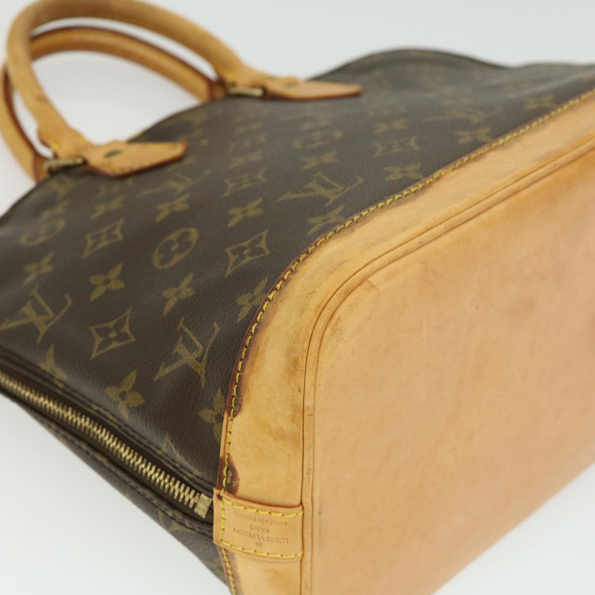 LOUIS VUITTON Monogram Alma Hand Bag M51130 LV Auth hs1258