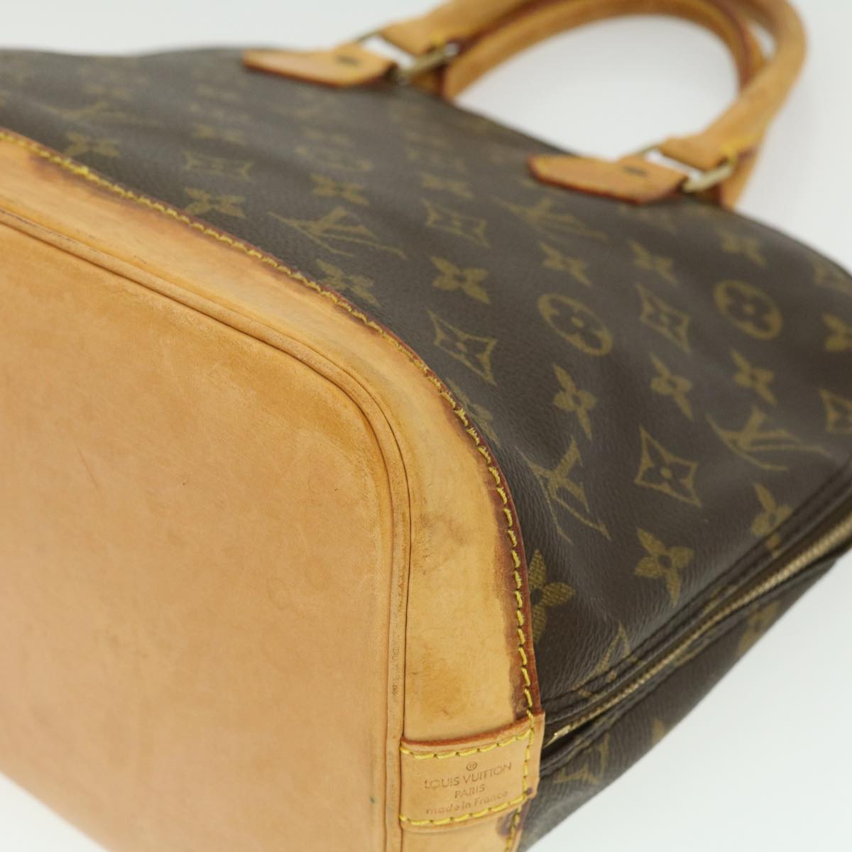 LOUIS VUITTON Monogram Alma Hand Bag M51130 LV Auth hs1258