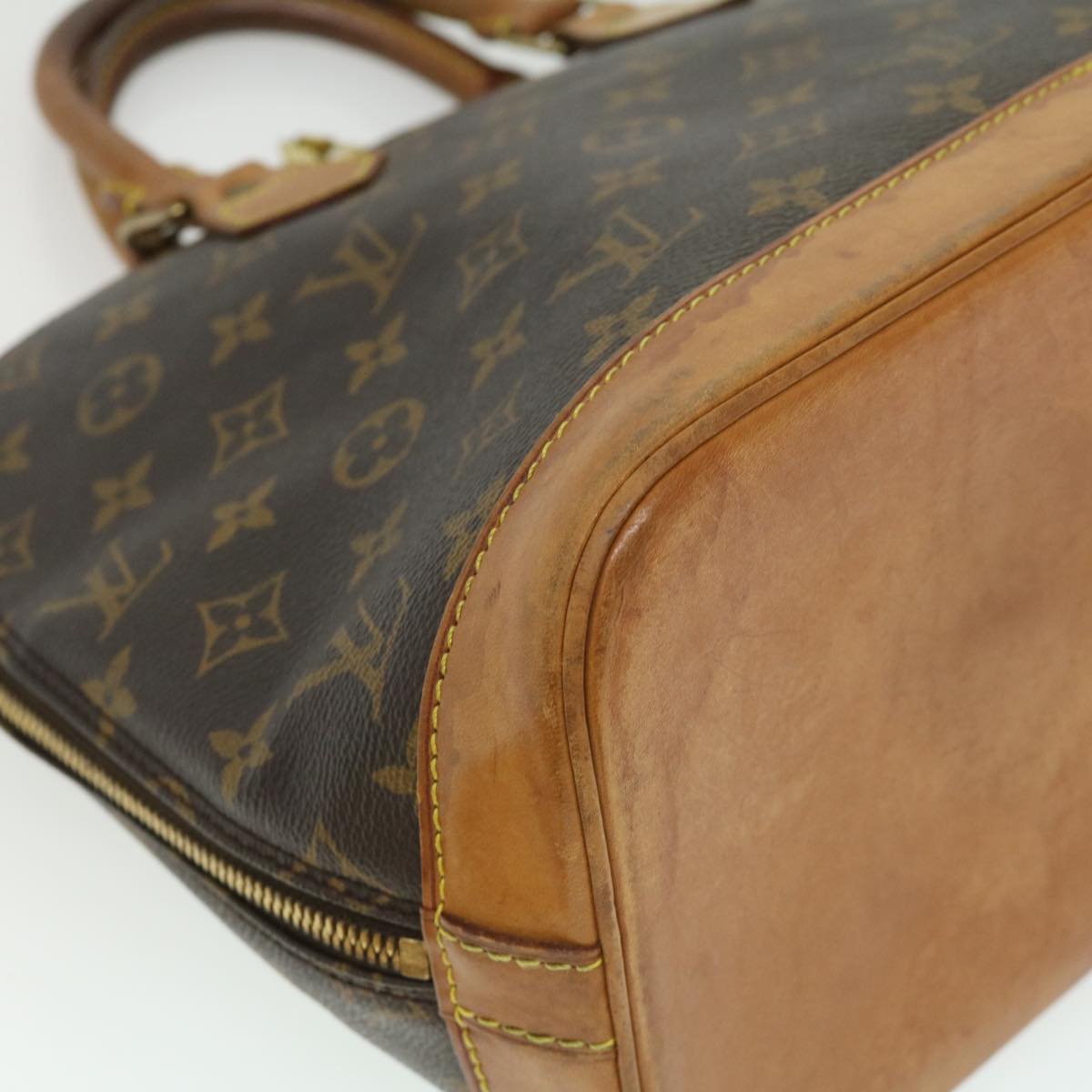 LOUIS VUITTON Monogram Alma Hand Bag M51130 LV Auth hs1263