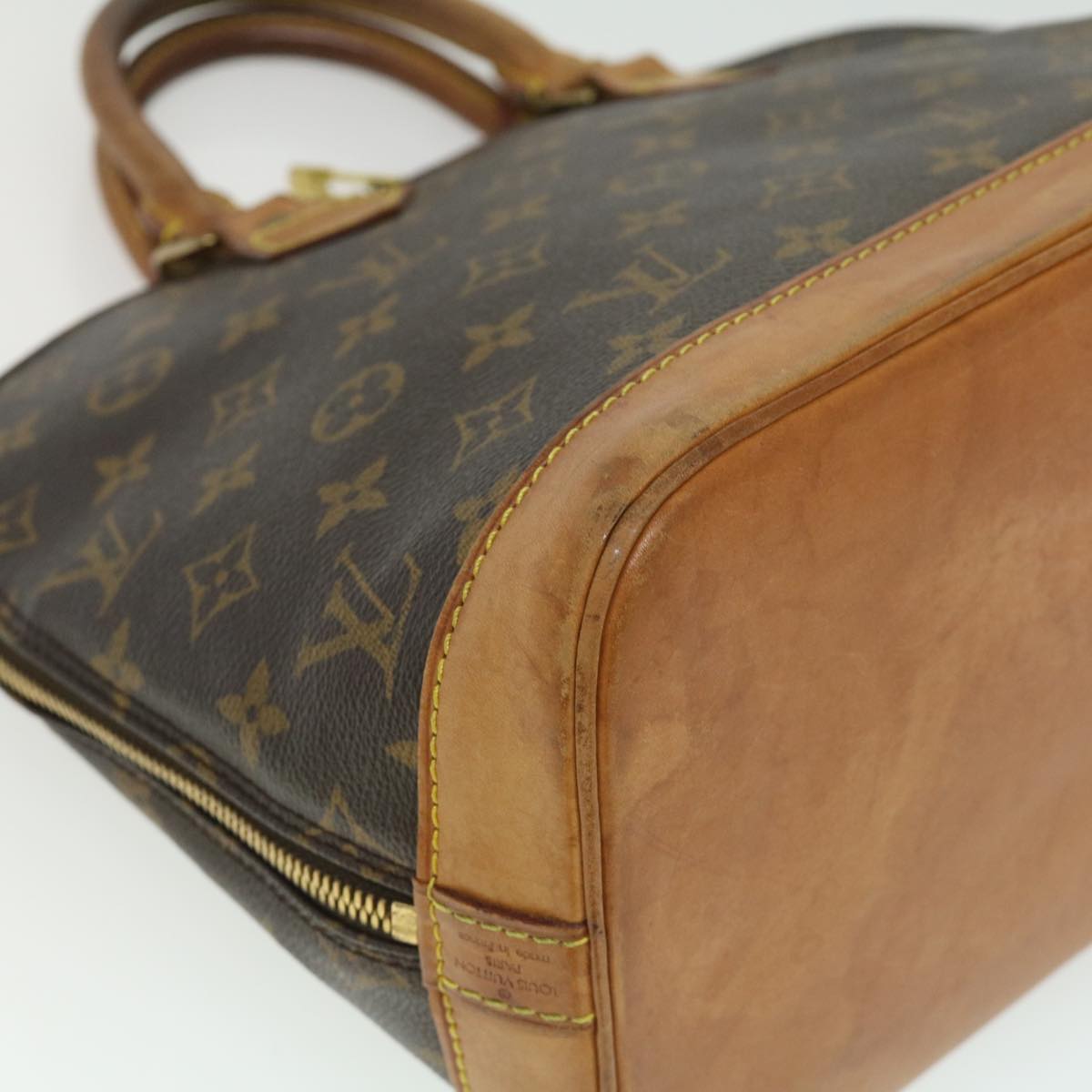 LOUIS VUITTON Monogram Alma Hand Bag M51130 LV Auth hs1263