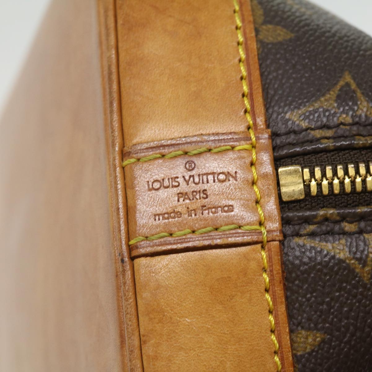 LOUIS VUITTON Monogram Alma Hand Bag M51130 LV Auth hs1263