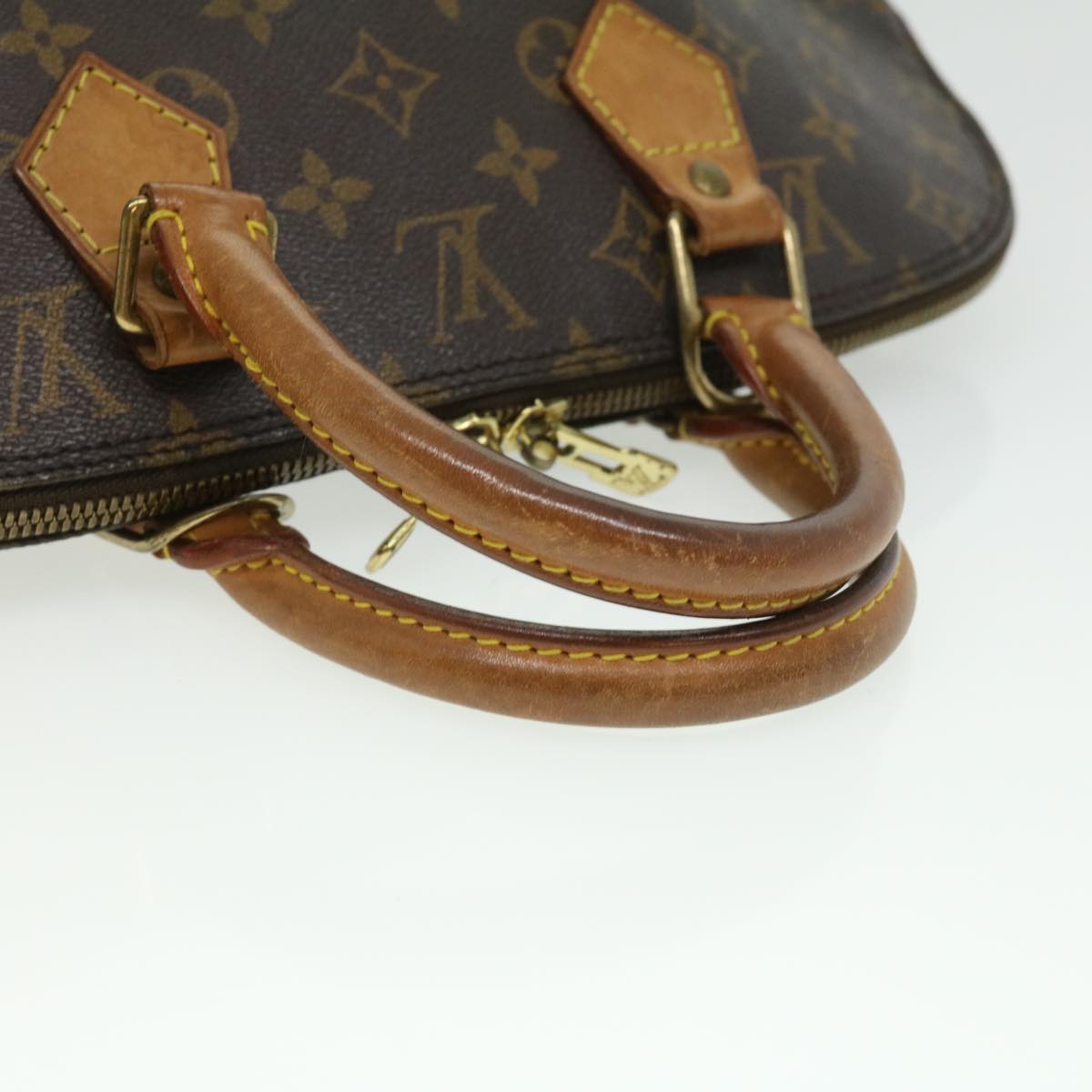 LOUIS VUITTON Monogram Alma Hand Bag M51130 LV Auth hs1263