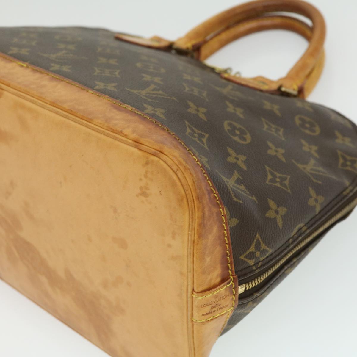 LOUIS VUITTON Monogram Alma Hand Bag M51130 LV Auth hs1264