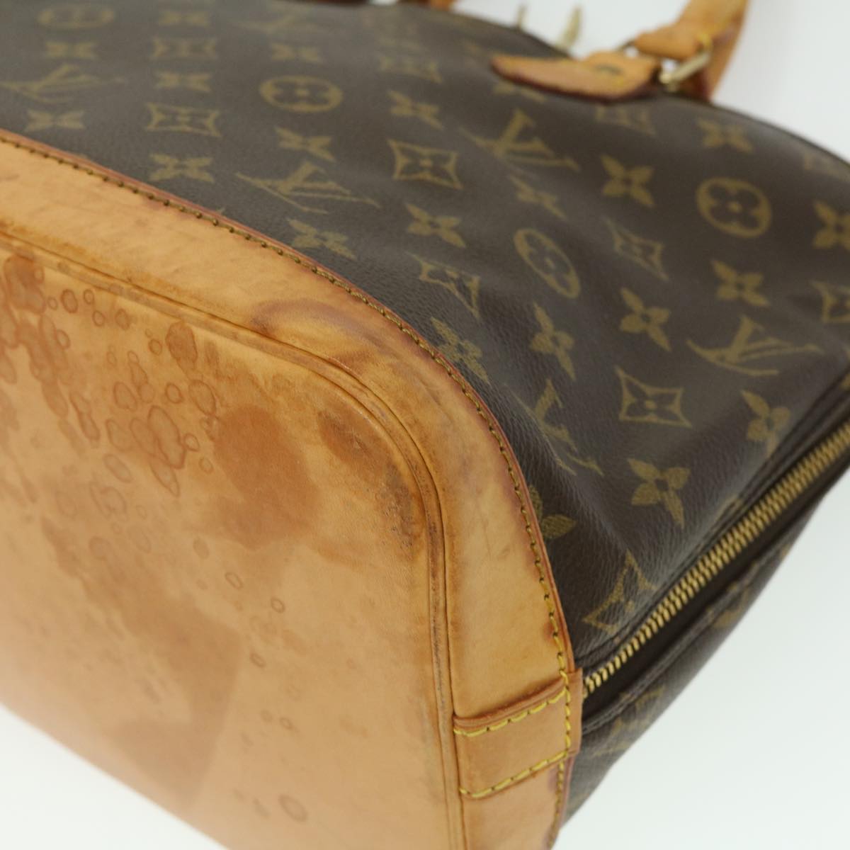 LOUIS VUITTON Monogram Alma Hand Bag M51130 LV Auth hs1264