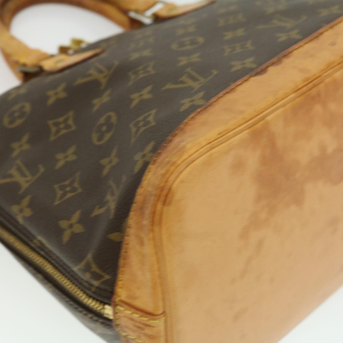 LOUIS VUITTON Monogram Alma Hand Bag M51130 LV Auth hs1264