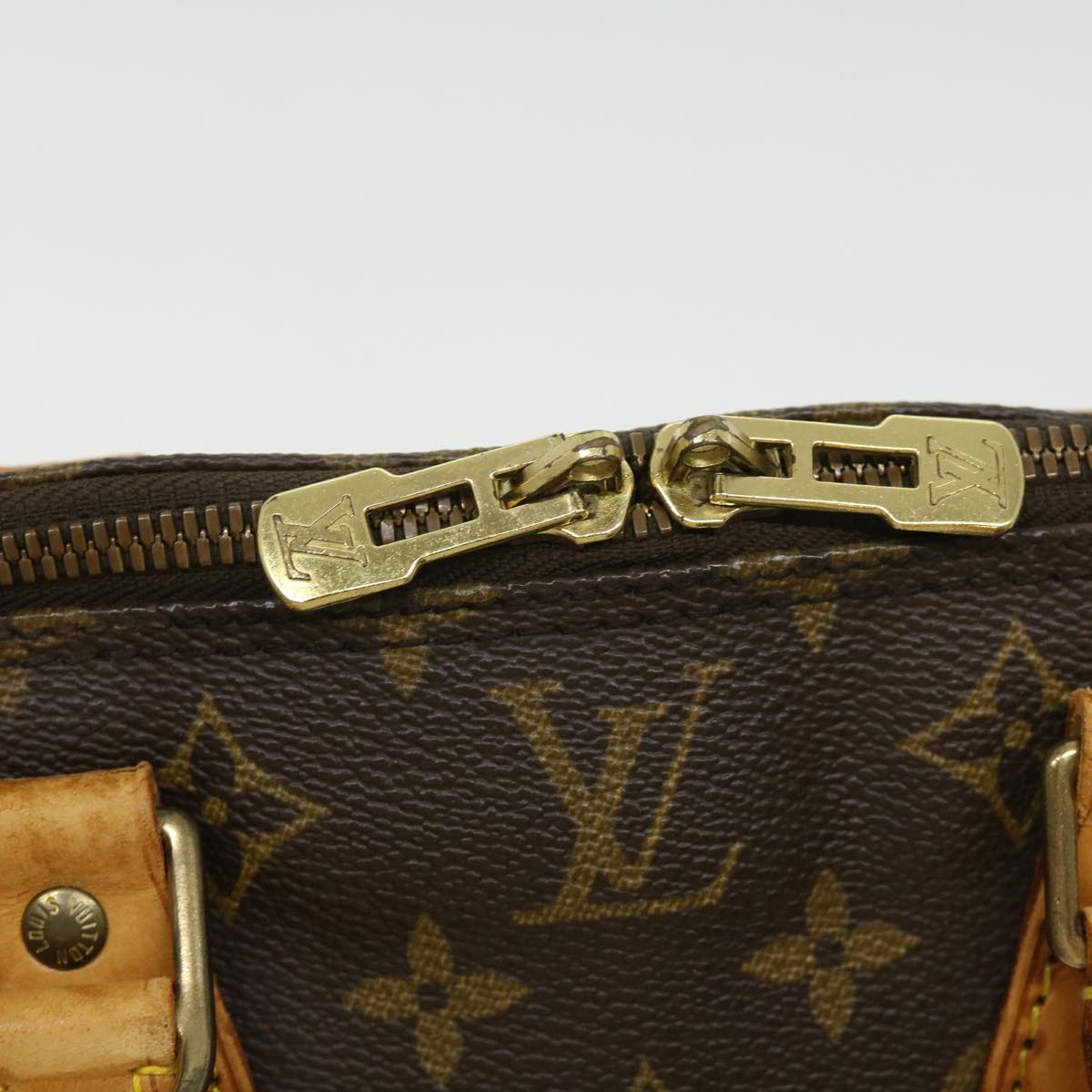 LOUIS VUITTON Monogram Alma Hand Bag M51130 LV Auth hs1264