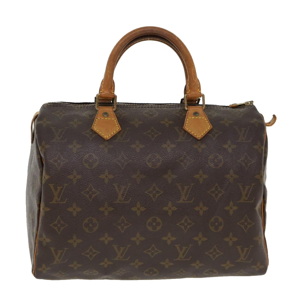 LOUIS VUITTON Monogram Speedy 30 Hand Bag M41526 LV Auth hs1266