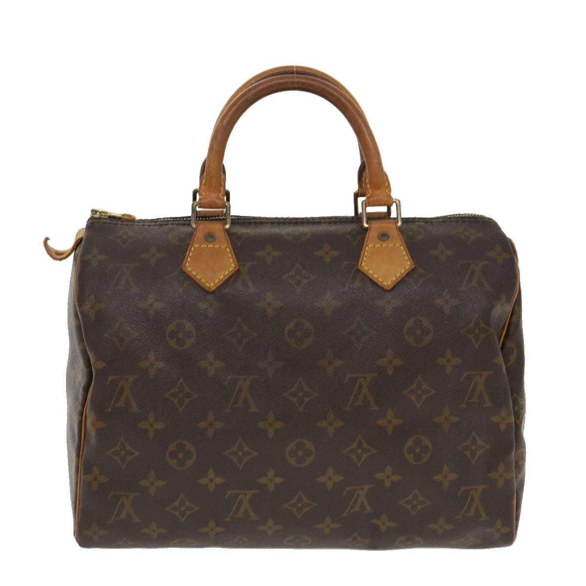 LOUIS VUITTON Monogram Speedy 30 Hand Bag M41526 LV Auth hs1266 - 0