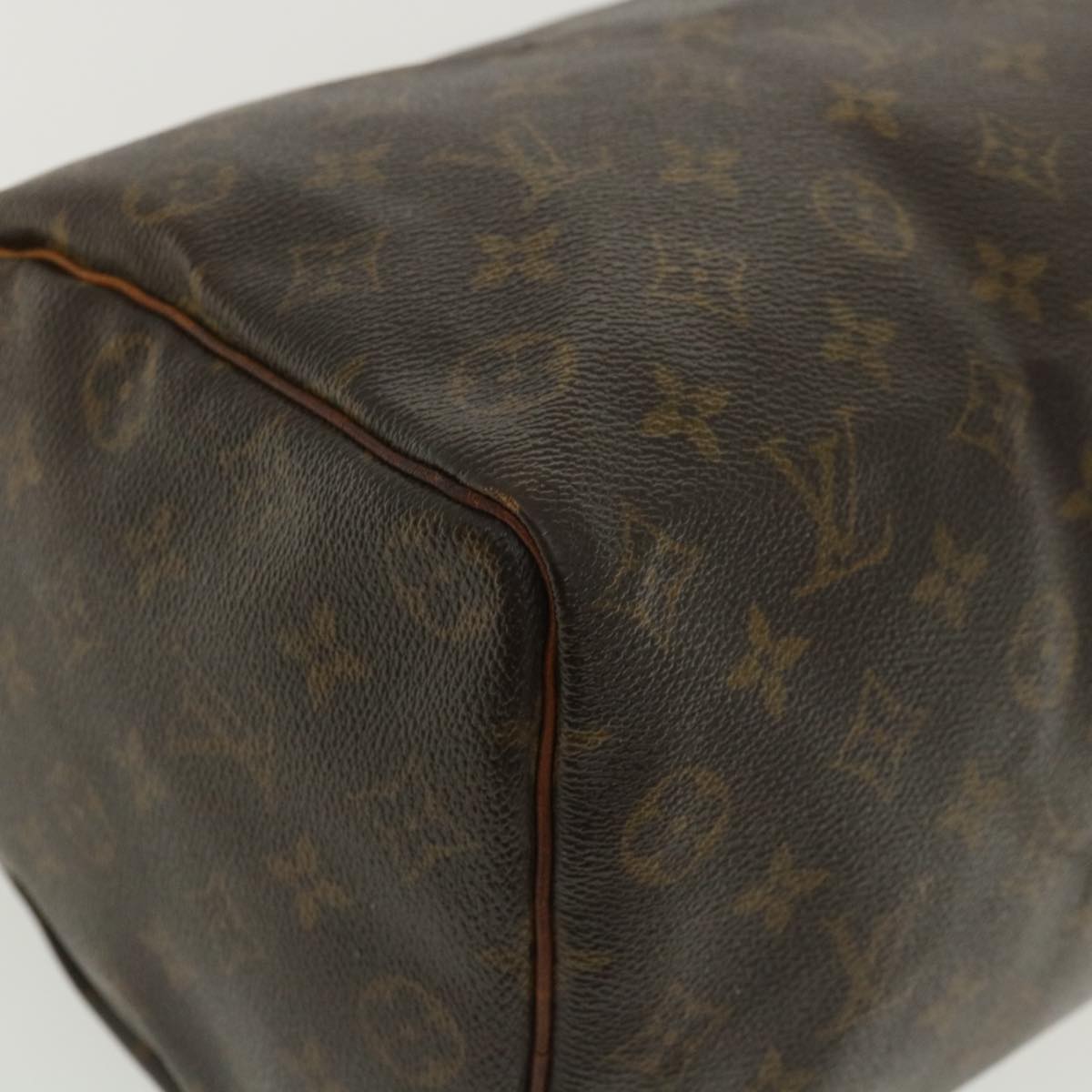 LOUIS VUITTON Monogram Speedy 35 Hand Bag M41524 LV Auth hs1272