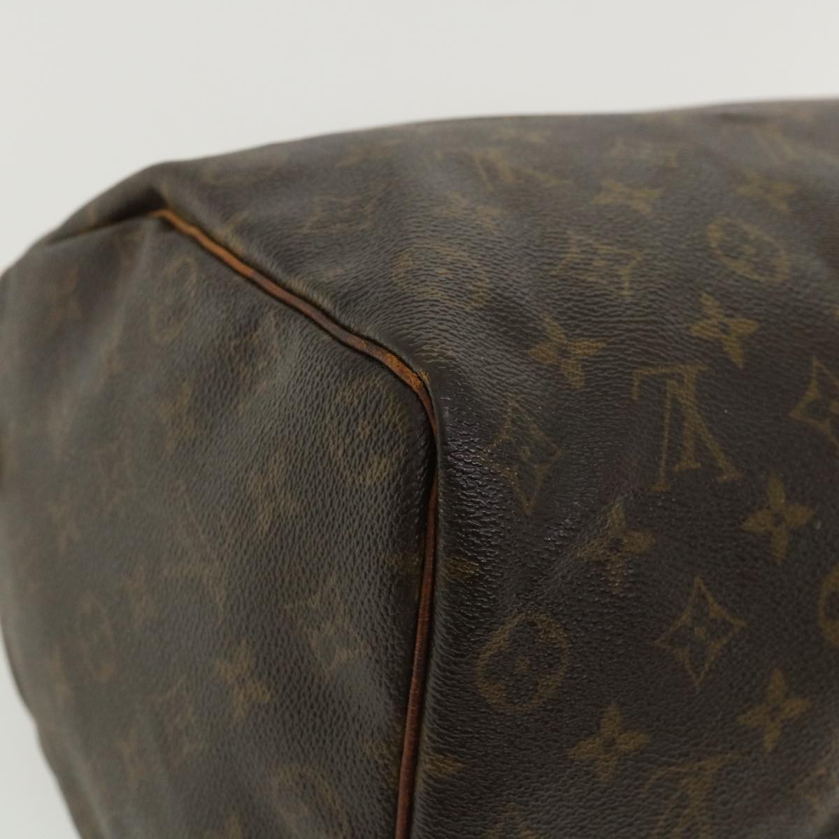 LOUIS VUITTON Monogram Speedy 35 Hand Bag M41524 LV Auth hs1272