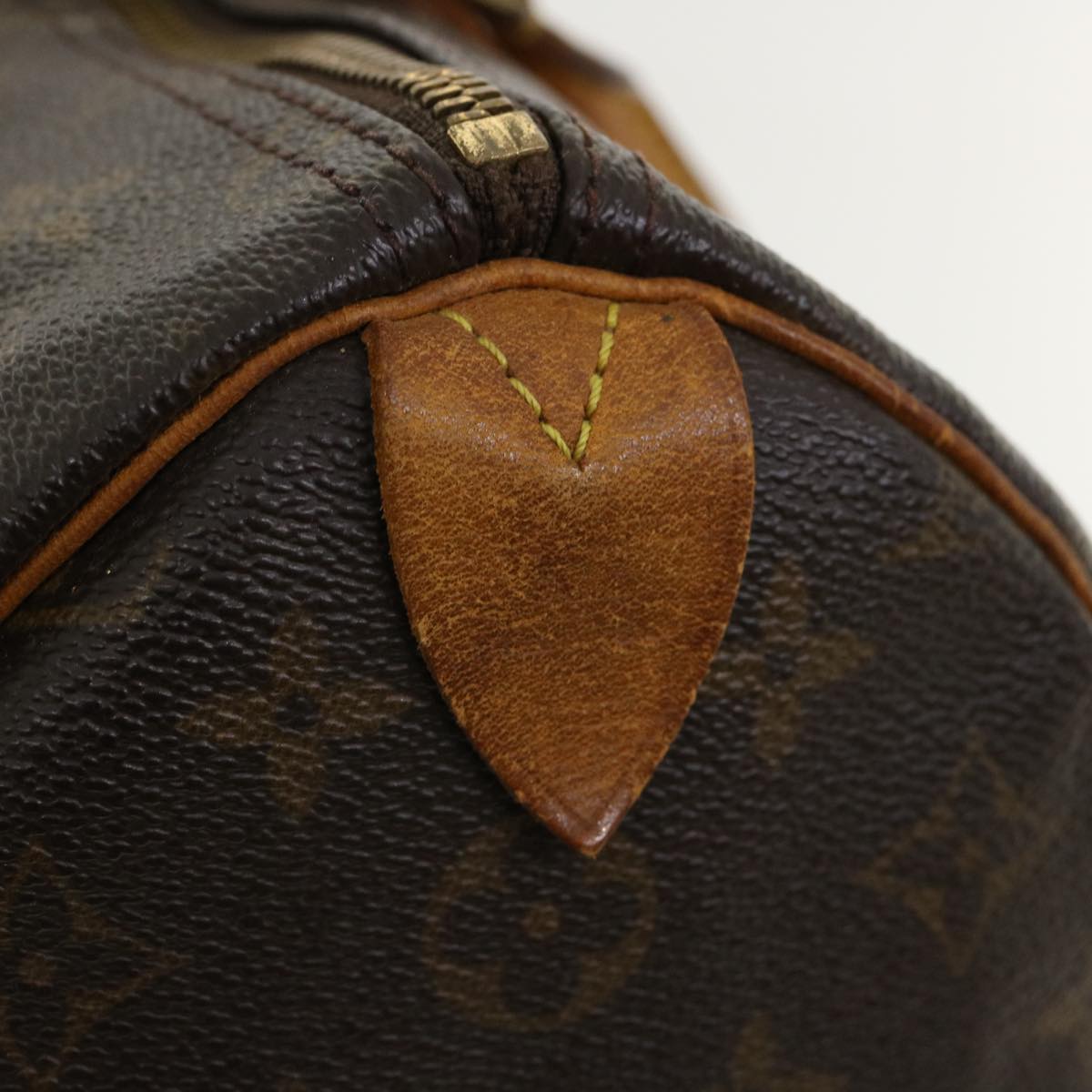 LOUIS VUITTON Monogram Speedy 35 Hand Bag M41524 LV Auth hs1272