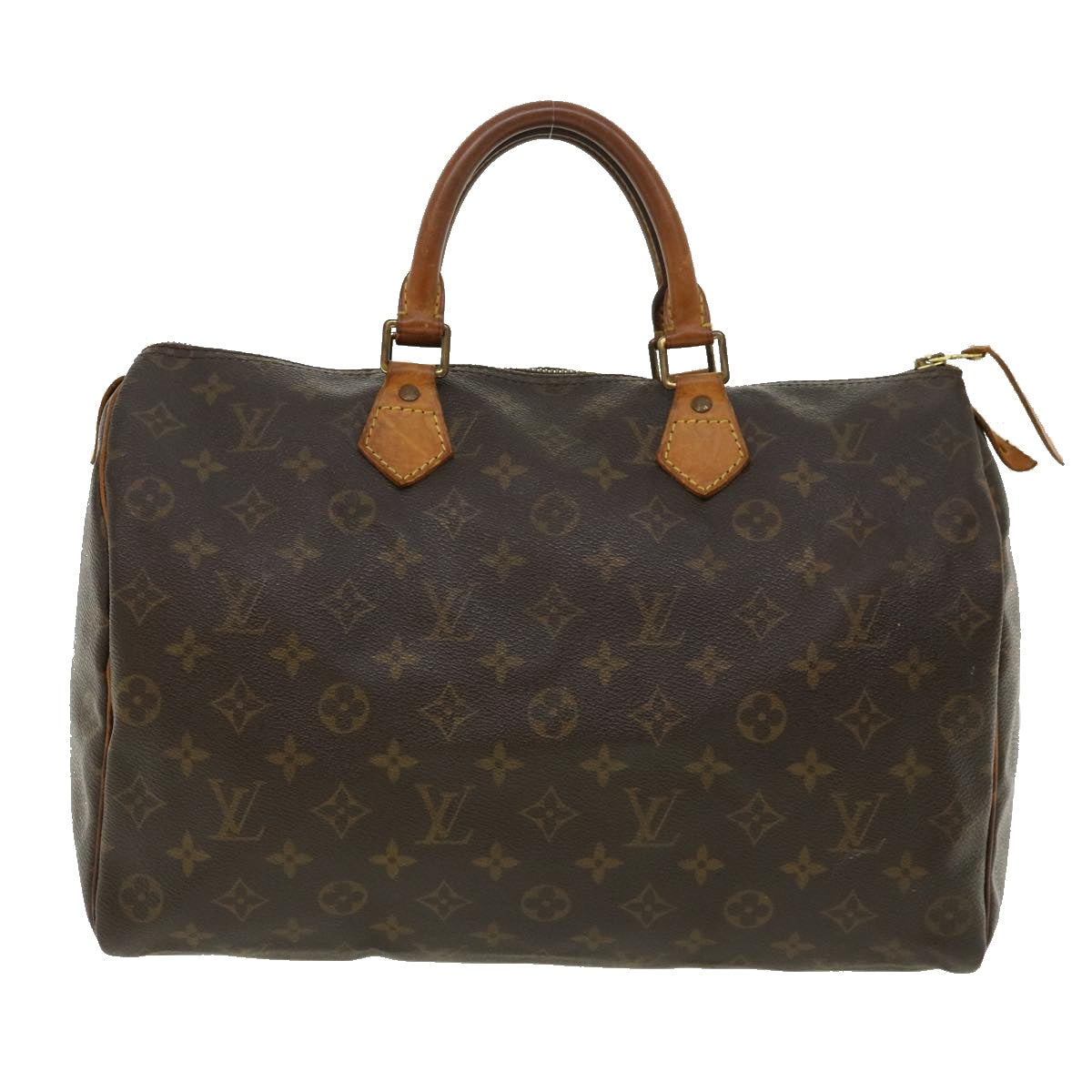 LOUIS VUITTON Monogram Speedy 35 Hand Bag M41524 LV Auth hs1272