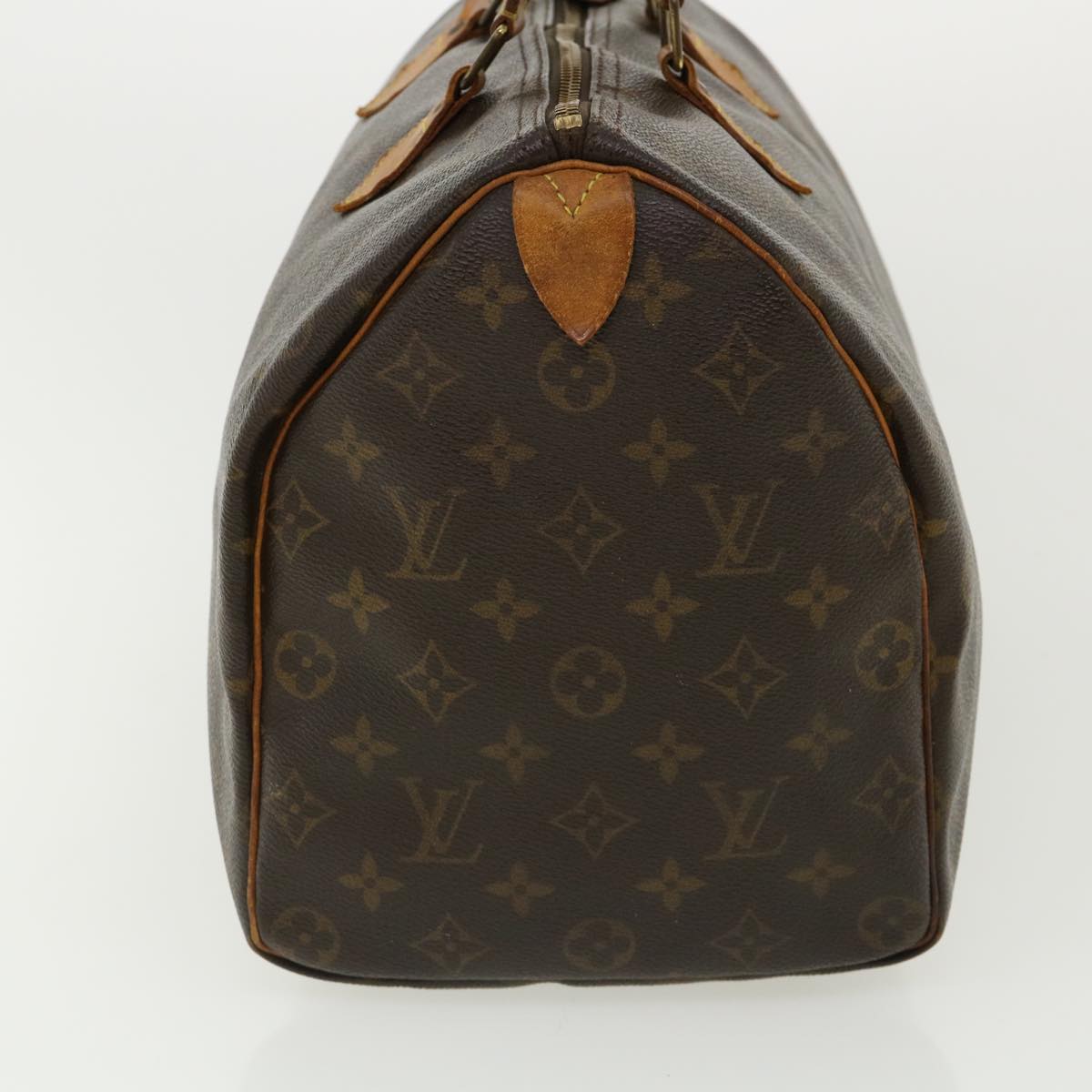 LOUIS VUITTON Monogram Speedy 35 Hand Bag M41524 LV Auth hs1272