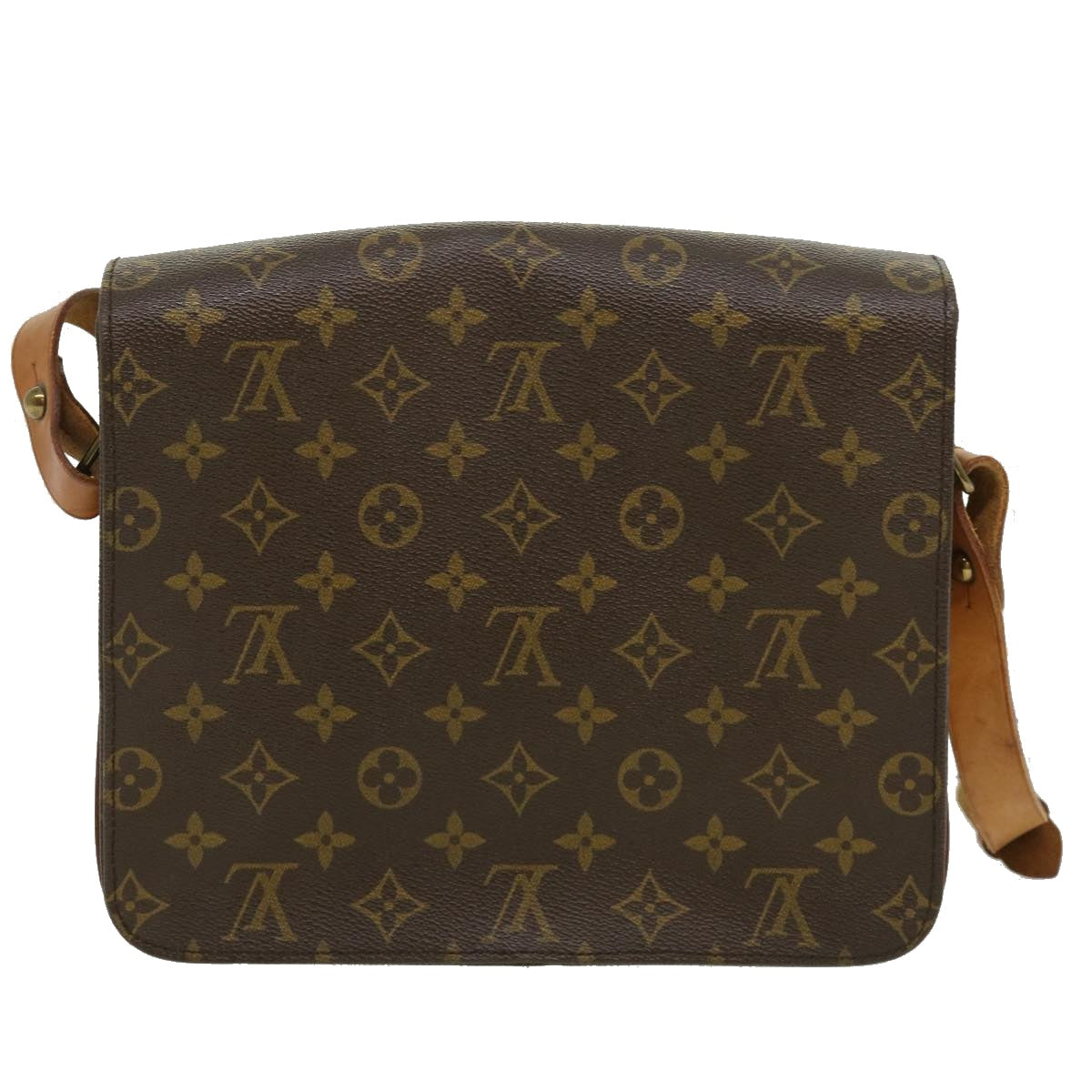 LOUIS VUITTON Monogram Cartouchiere GM Shoulder Bag M51252 LV Auth hs1277