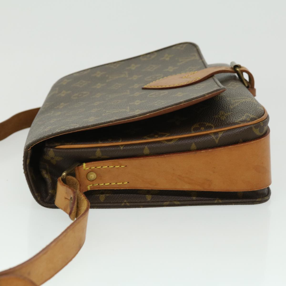 LOUIS VUITTON Monogram Cartouchiere GM Shoulder Bag M51252 LV Auth hs1277