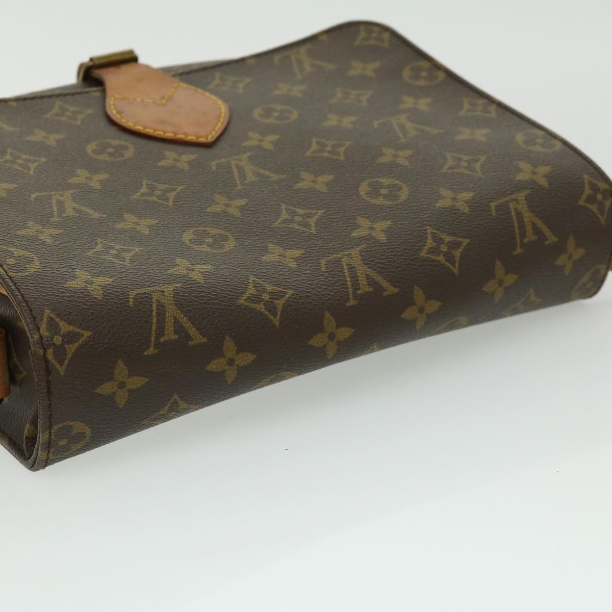 LOUIS VUITTON Monogram Cartouchiere GM Shoulder Bag M51252 LV Auth hs1277