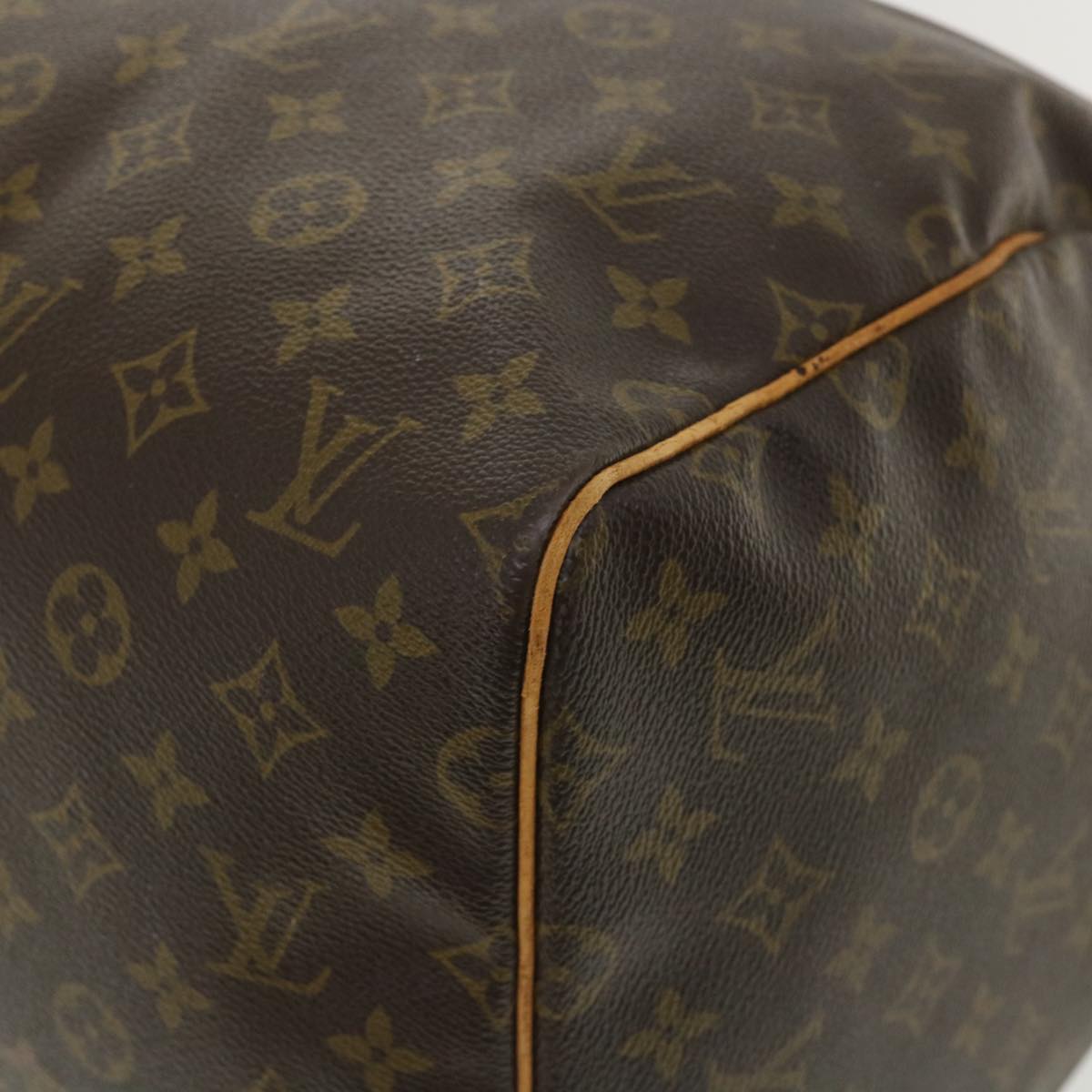 LOUIS VUITTON Monogram Keepall 55 Boston Bag M41424 LV Auth hs1292