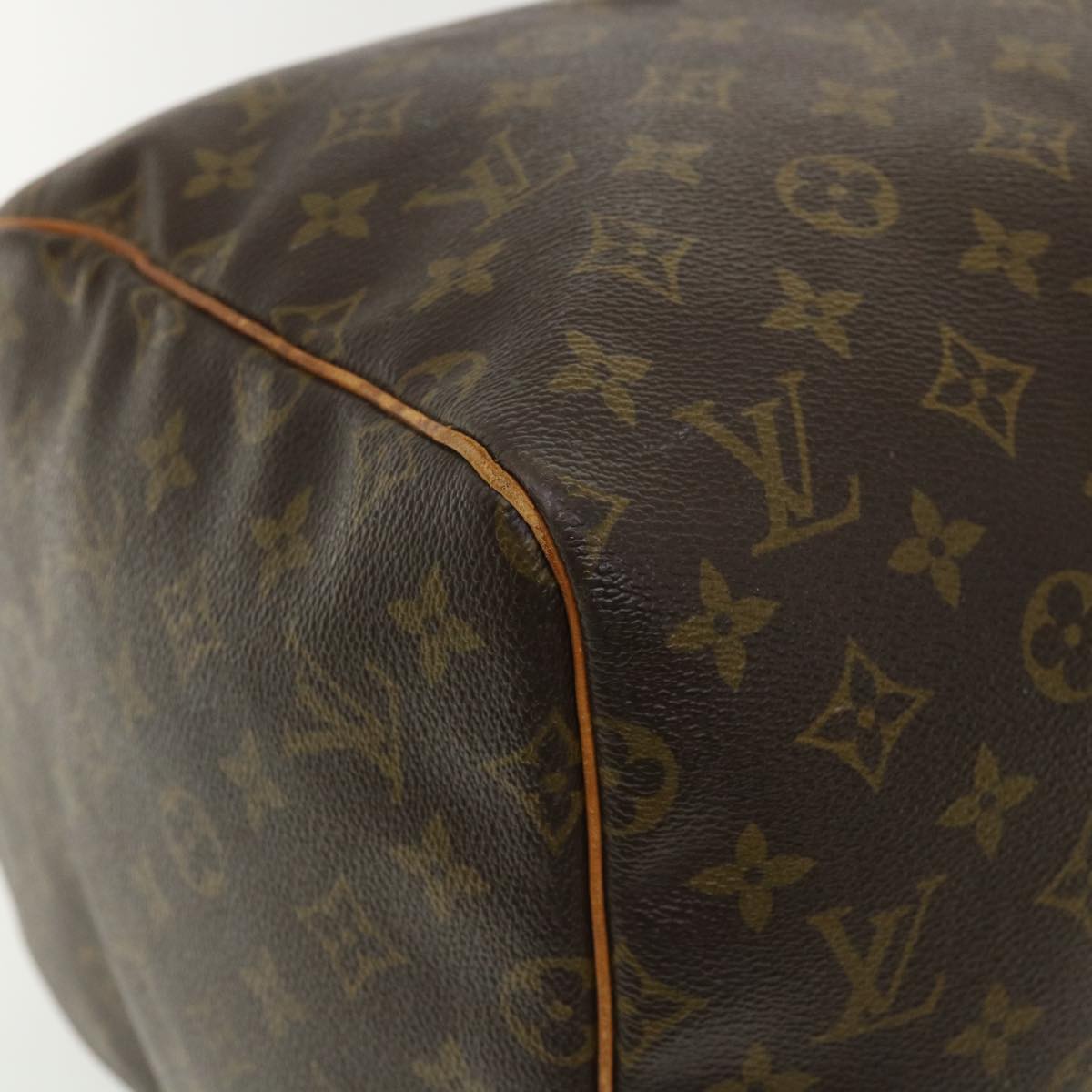 LOUIS VUITTON Monogram Keepall 55 Boston Bag M41424 LV Auth hs1292