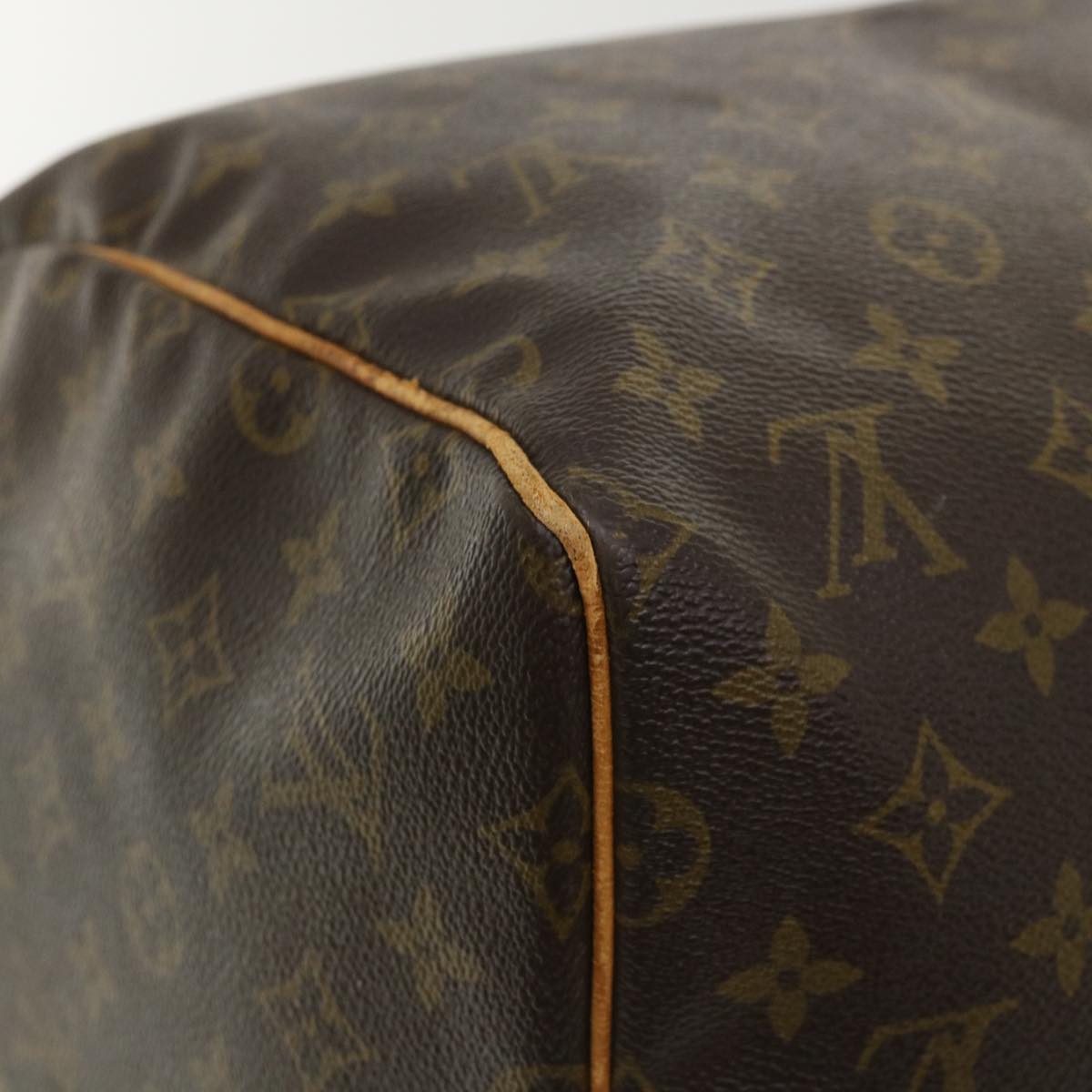 LOUIS VUITTON Monogram Keepall 55 Boston Bag M41424 LV Auth hs1292