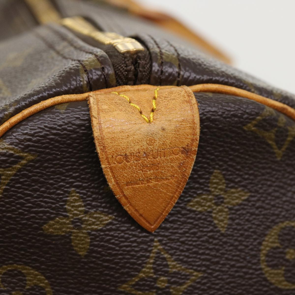 LOUIS VUITTON Monogram Keepall 55 Boston Bag M41424 LV Auth hs1292