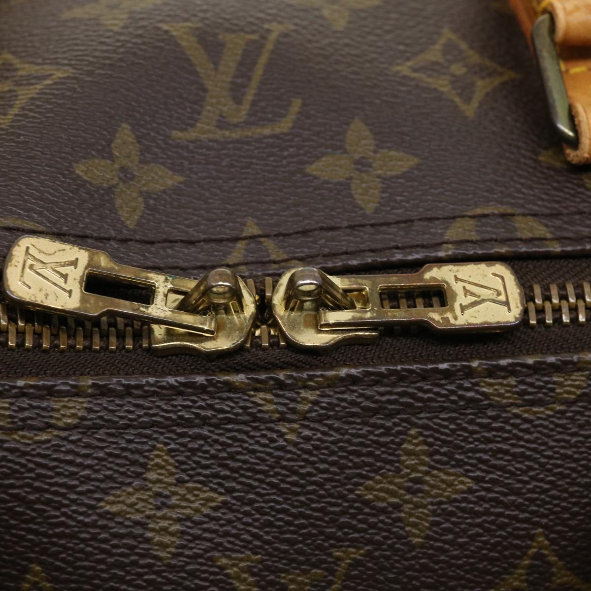 LOUIS VUITTON Monogram Keepall 55 Boston Bag M41424 LV Auth hs1292