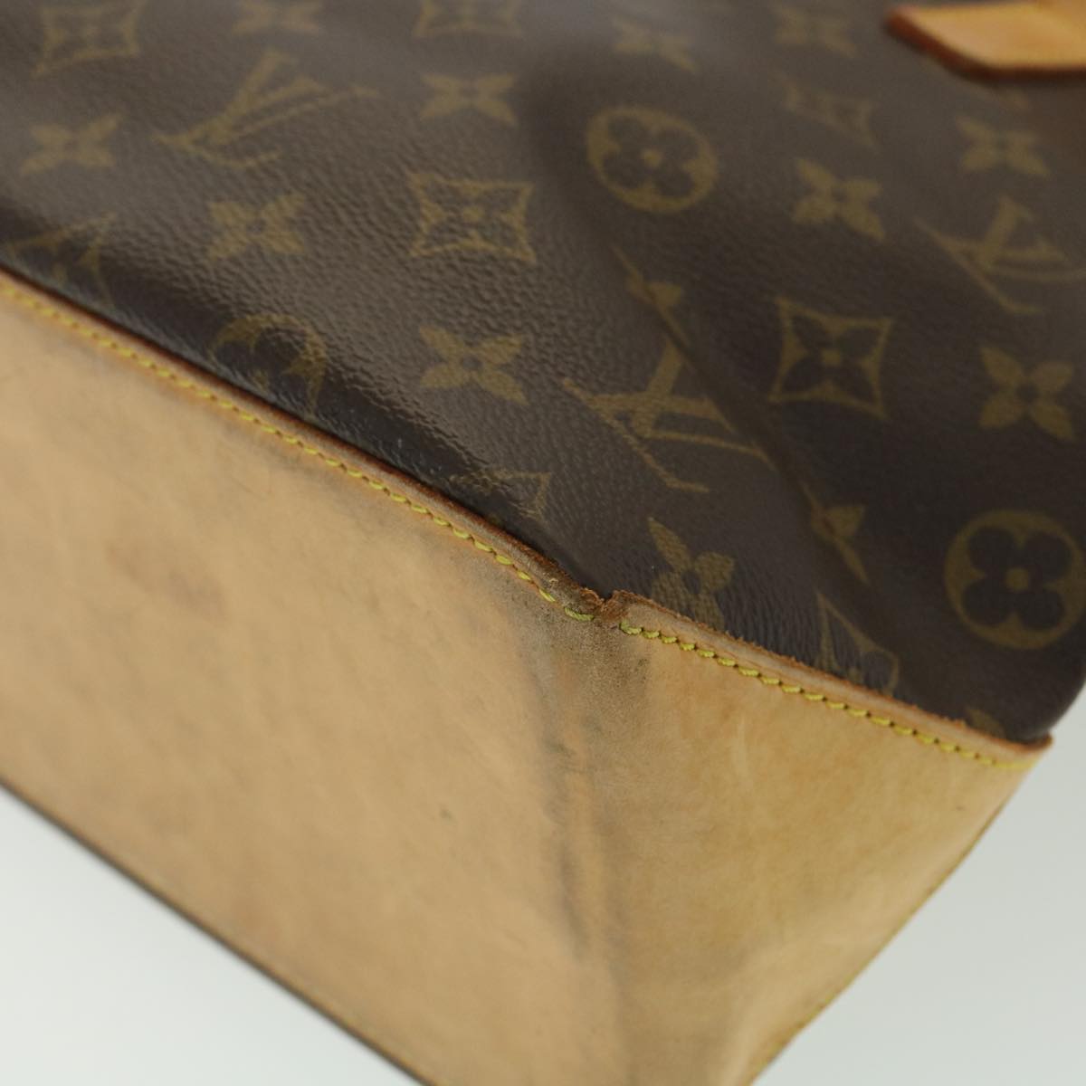 LOUIS VUITTON Monogram Cabas Piano Tote Bag M51148 LV Auth hs1316