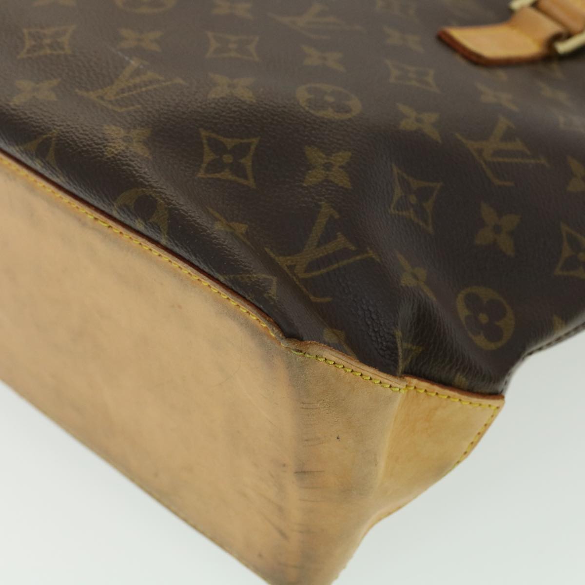 LOUIS VUITTON Monogram Cabas Piano Tote Bag M51148 LV Auth hs1316