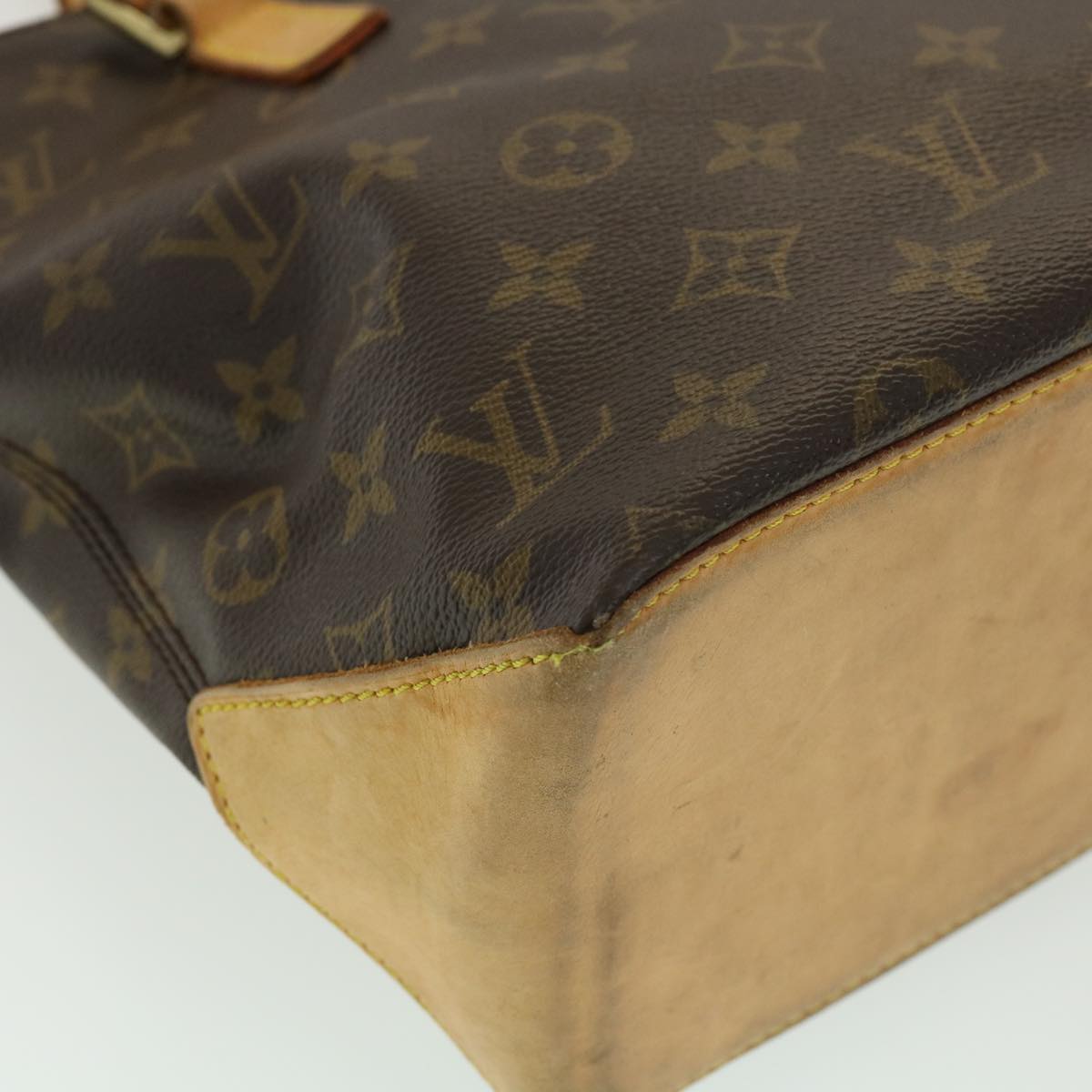 LOUIS VUITTON Monogram Cabas Piano Tote Bag M51148 LV Auth hs1316