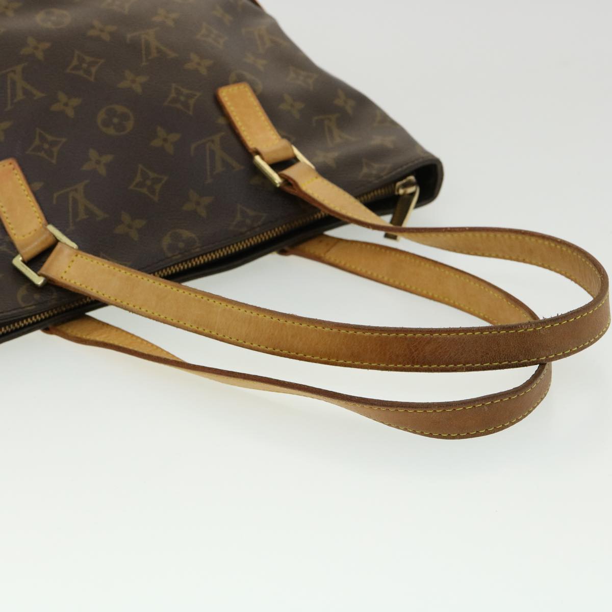 LOUIS VUITTON Monogram Cabas Piano Tote Bag M51148 LV Auth hs1316