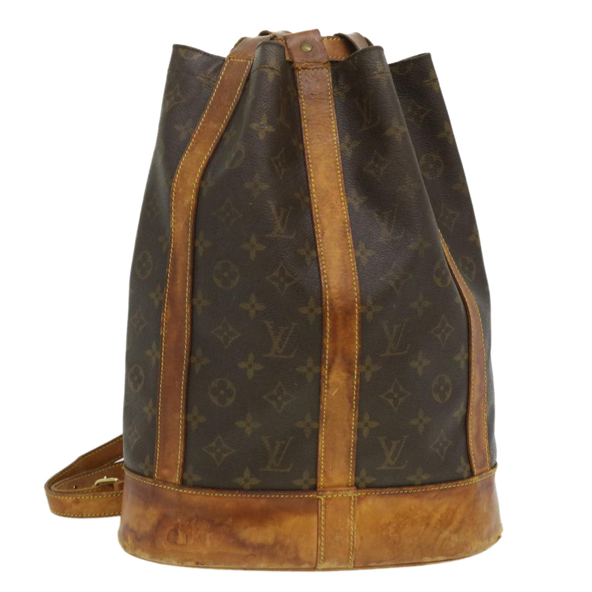 LOUIS VUITTON Monogram Randonnee PM Shoulder Bag M42243 LV Auth hs1324