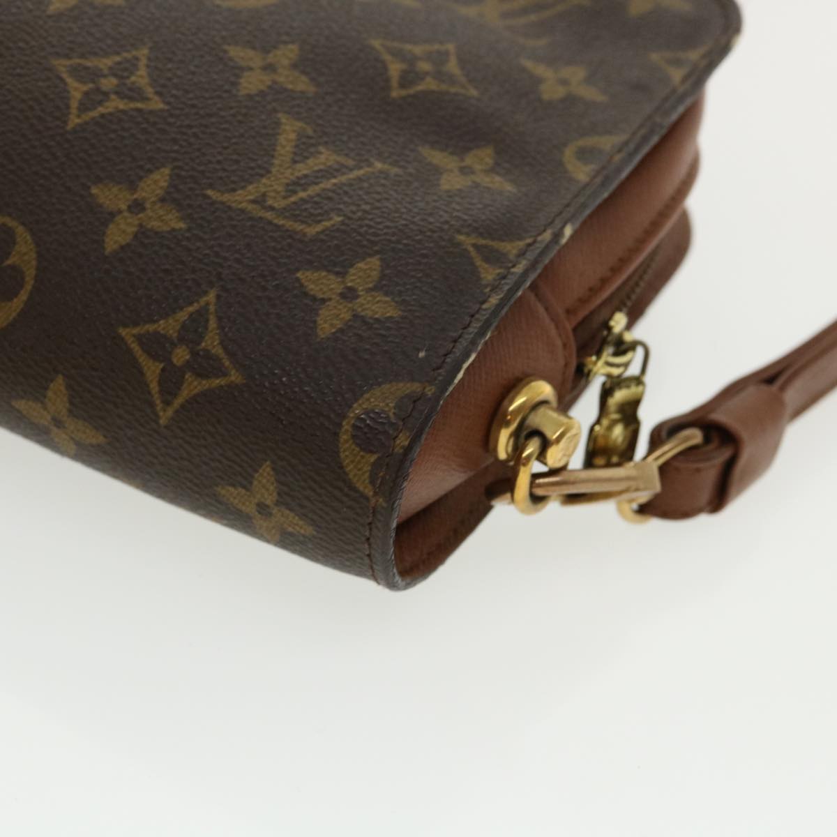 LOUIS VUITTON Monogram Orsay Clutch Bag M51790 LV Auth hs1349