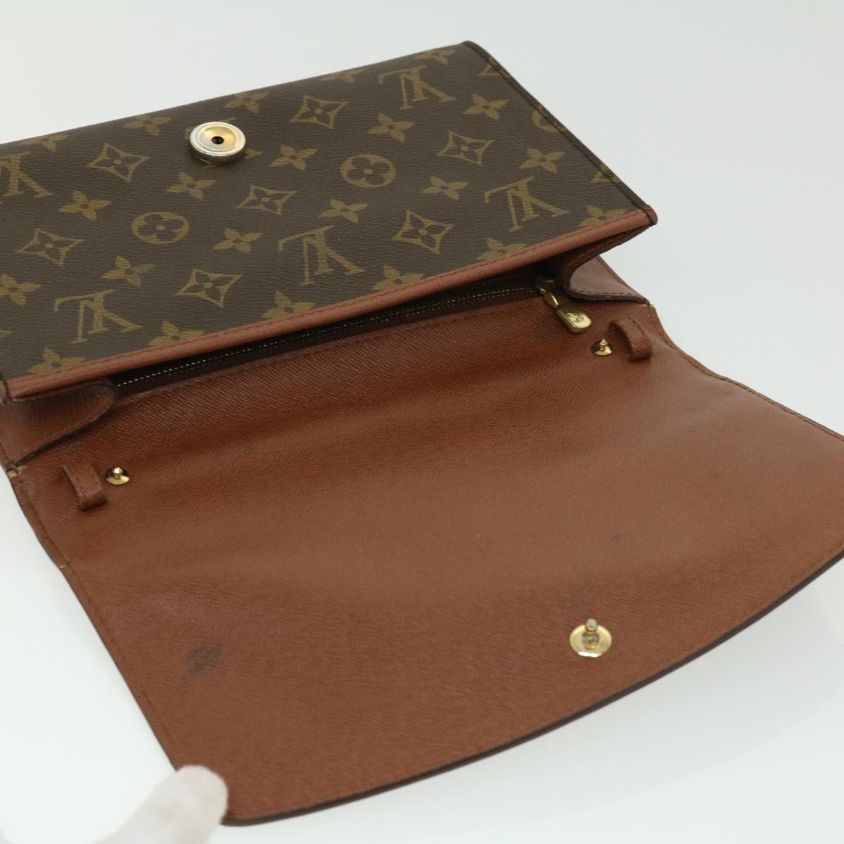 LOUIS VUITTON Monogram Bordeaux PM Clutch Bag M51797 LV Auth hs1352