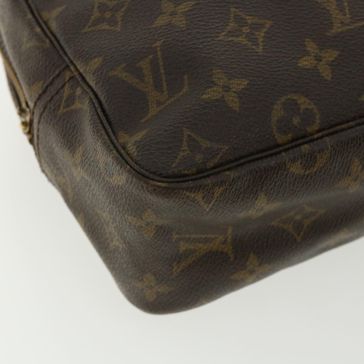 LOUIS VUITTON Monogram Trousse Toilette 28 Clutch Bag M47522 LV Auth hs1361