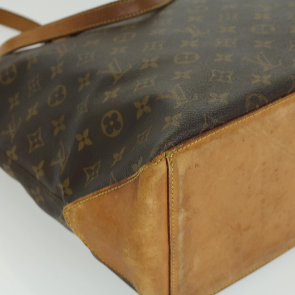 LOUIS VUITTON Monogram Cabas Mezzo Tote Bag M51151 LV Auth hs1389