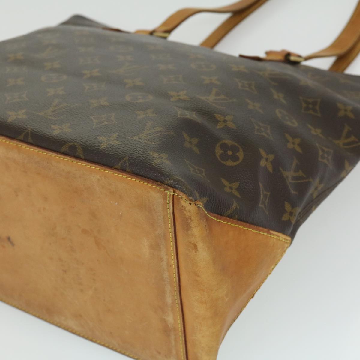 LOUIS VUITTON Monogram Cabas Mezzo Tote Bag M51151 LV Auth hs1389