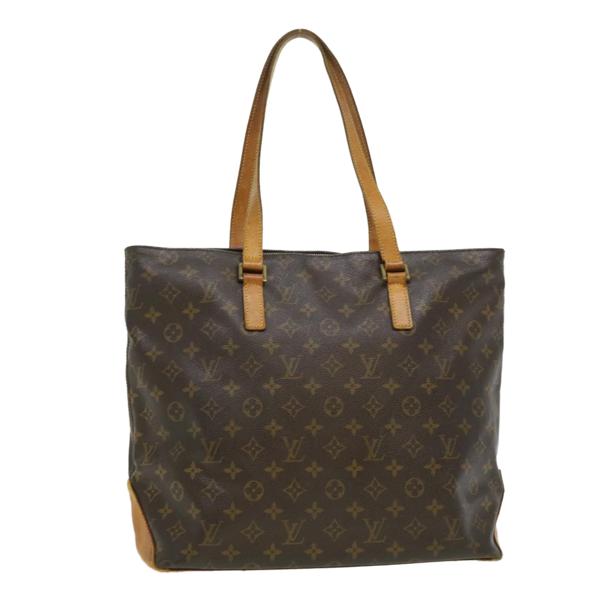 LOUIS VUITTON Monogram Cabas Mezzo Tote Bag M51151 LV Auth hs1389