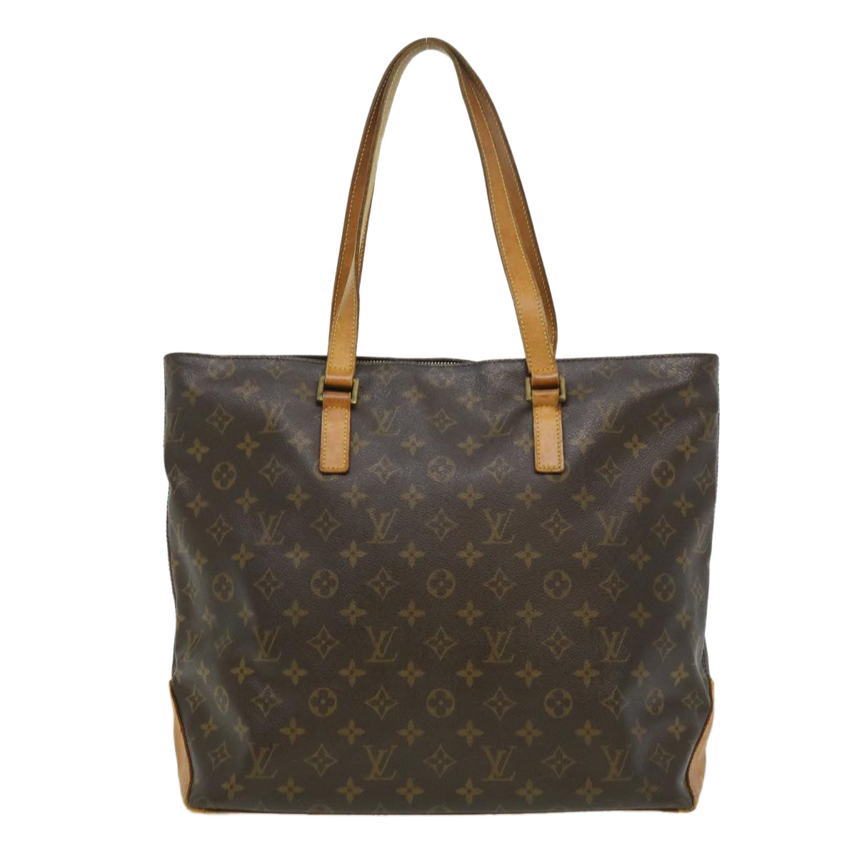 LOUIS VUITTON Monogram Cabas Mezzo Tote Bag M51151 LV Auth hs1389