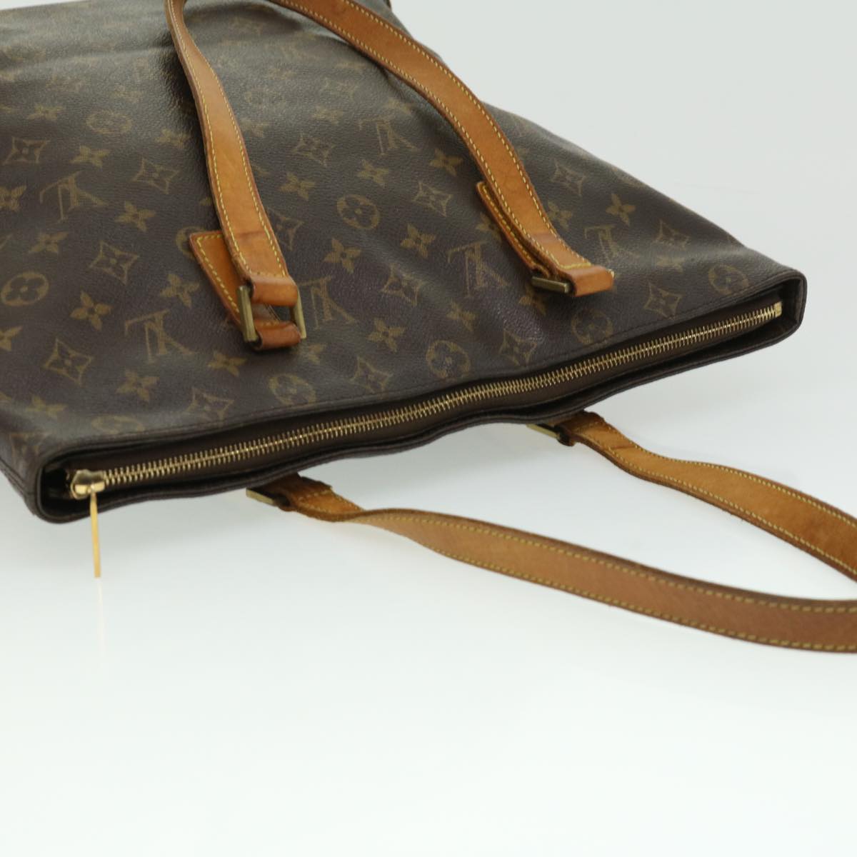 LOUIS VUITTON Monogram Cabas Mezzo Tote Bag M51151 LV Auth hs1389