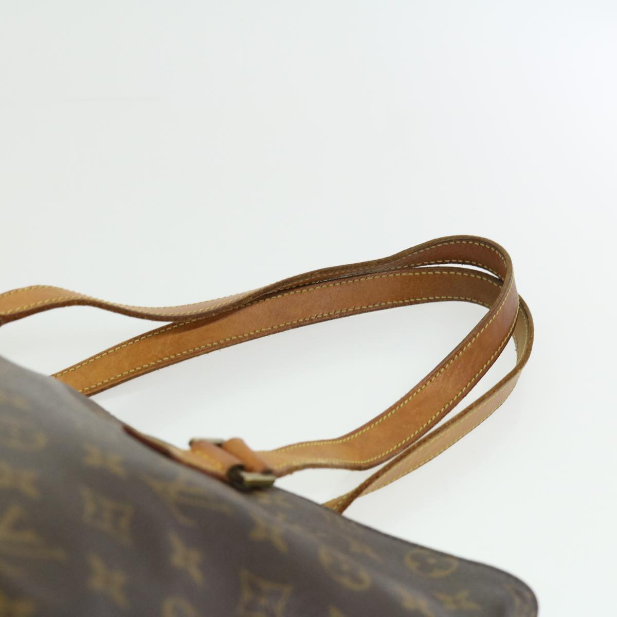 LOUIS VUITTON Monogram Cabas Mezzo Tote Bag M51151 LV Auth hs1389