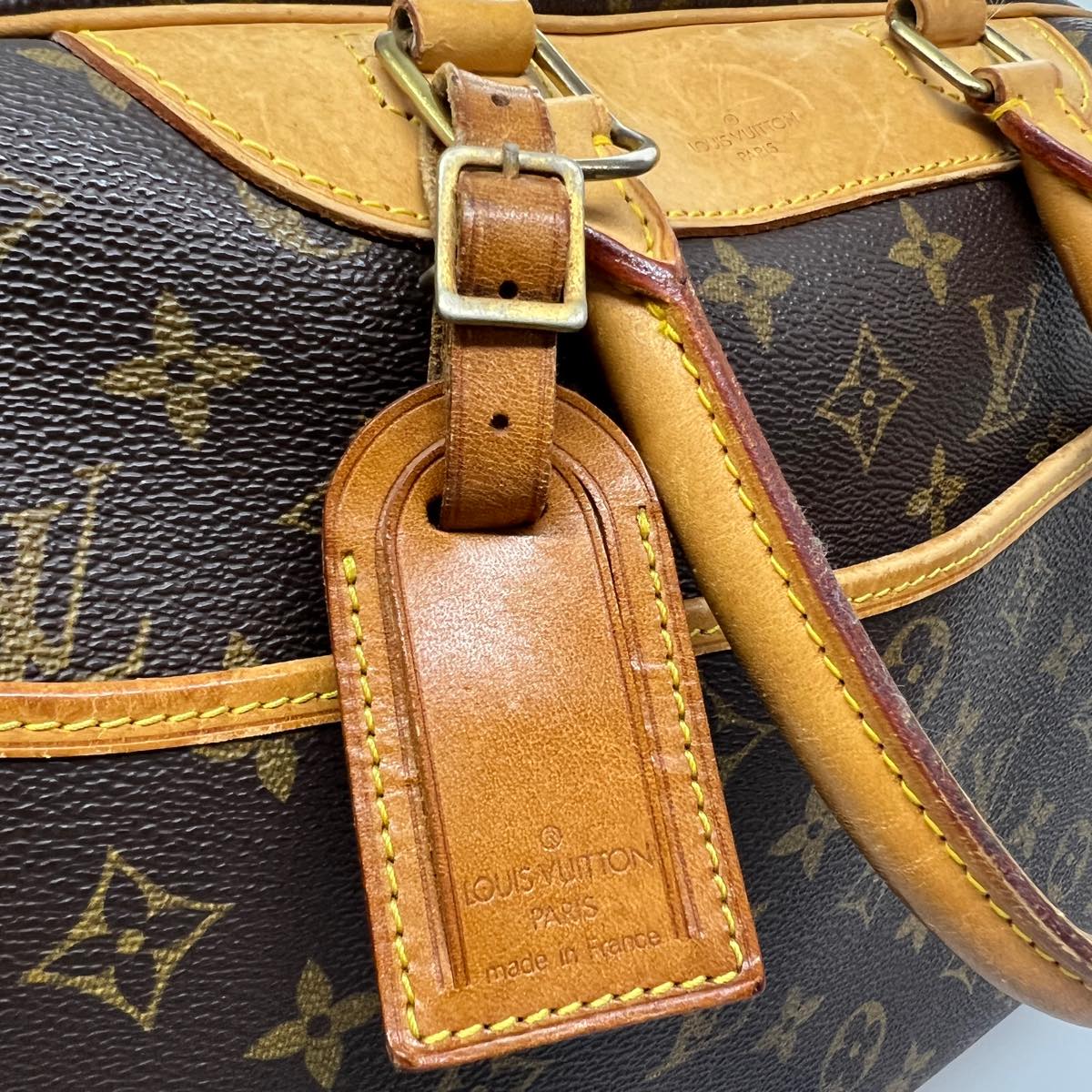 LOUIS VUITTON Monogram Deauville Hand Bag M47270 LV Auth hs1409