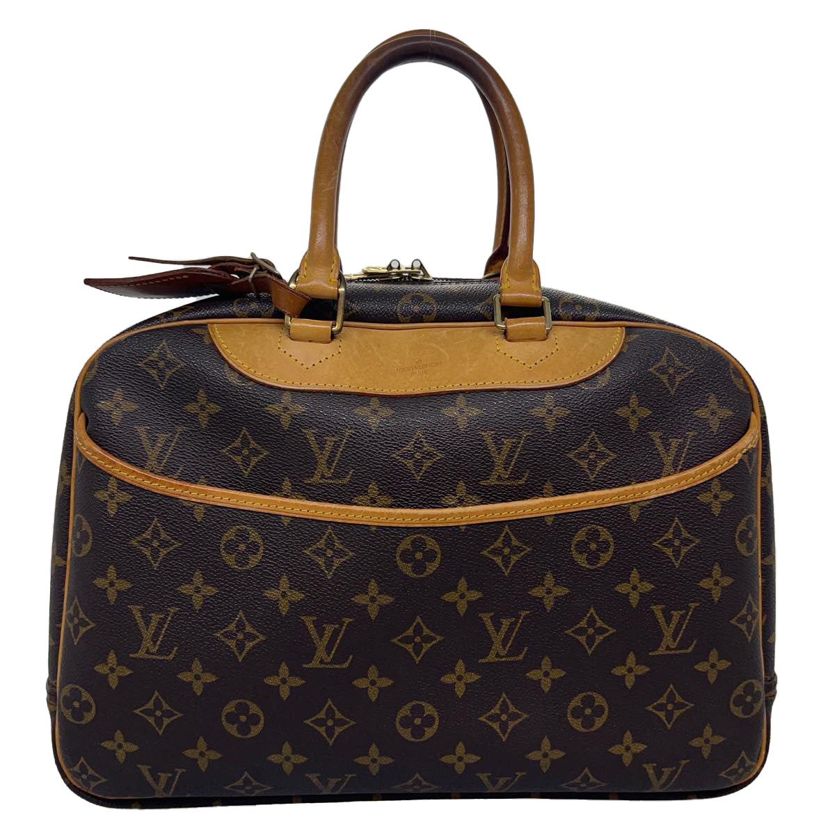 LOUIS VUITTON Monogram Deauville Hand Bag M47270 LV Auth hs1409