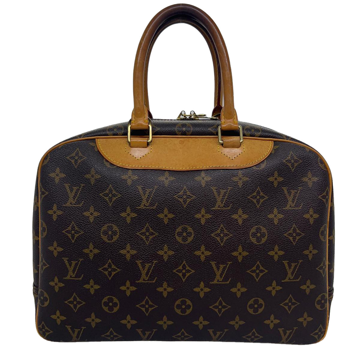 LOUIS VUITTON Monogram Deauville Hand Bag M47270 LV Auth hs1409