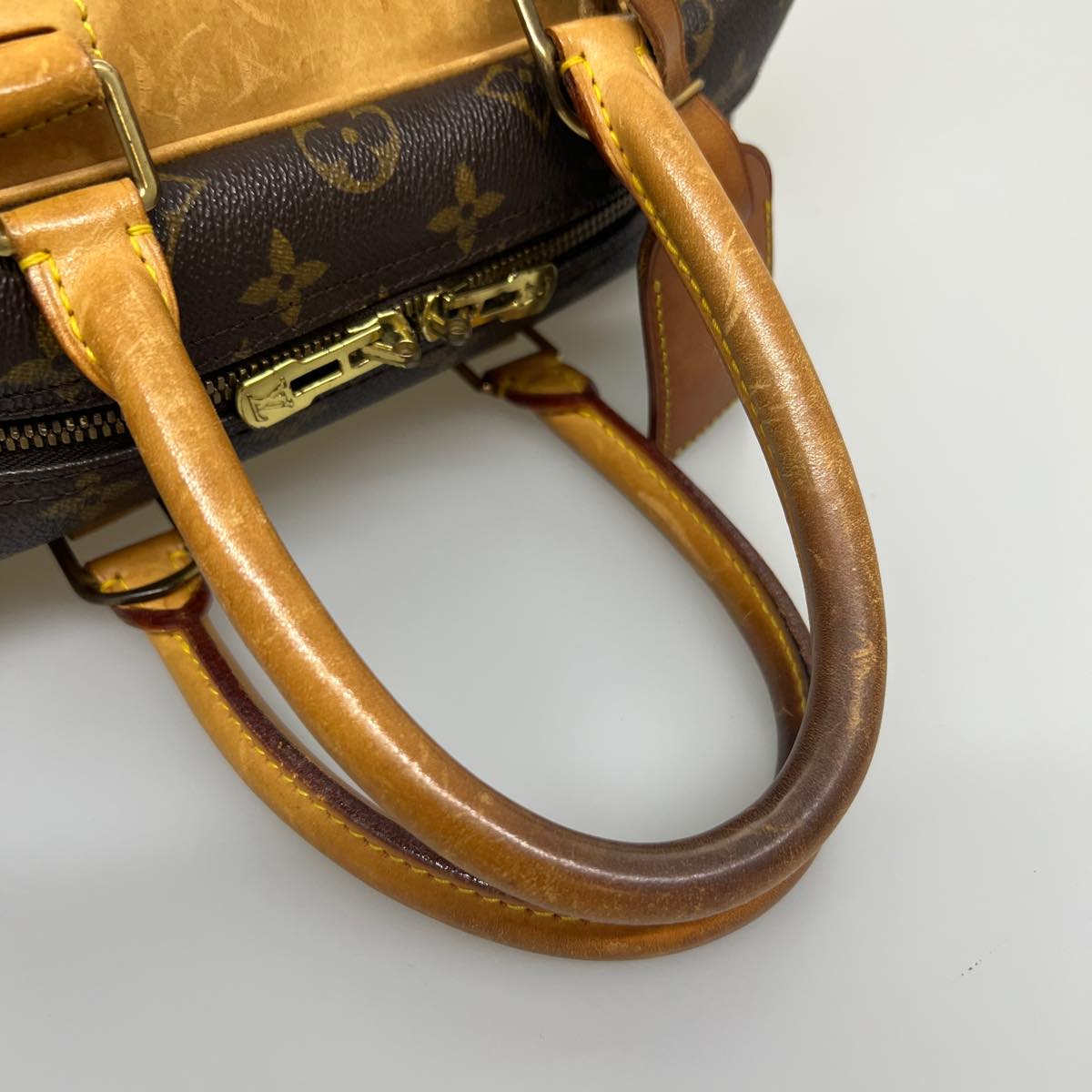 LOUIS VUITTON Monogram Deauville Hand Bag M47270 LV Auth hs1409