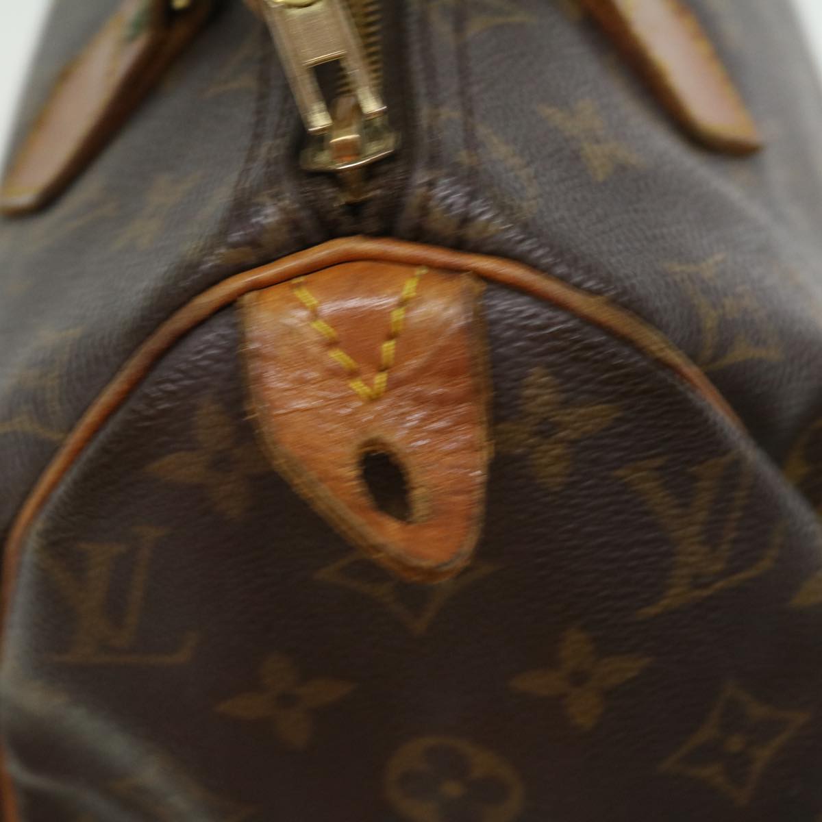 LOUIS VUITTON Monogram Speedy 25 Hand Bag M41528 LV Auth hs1410