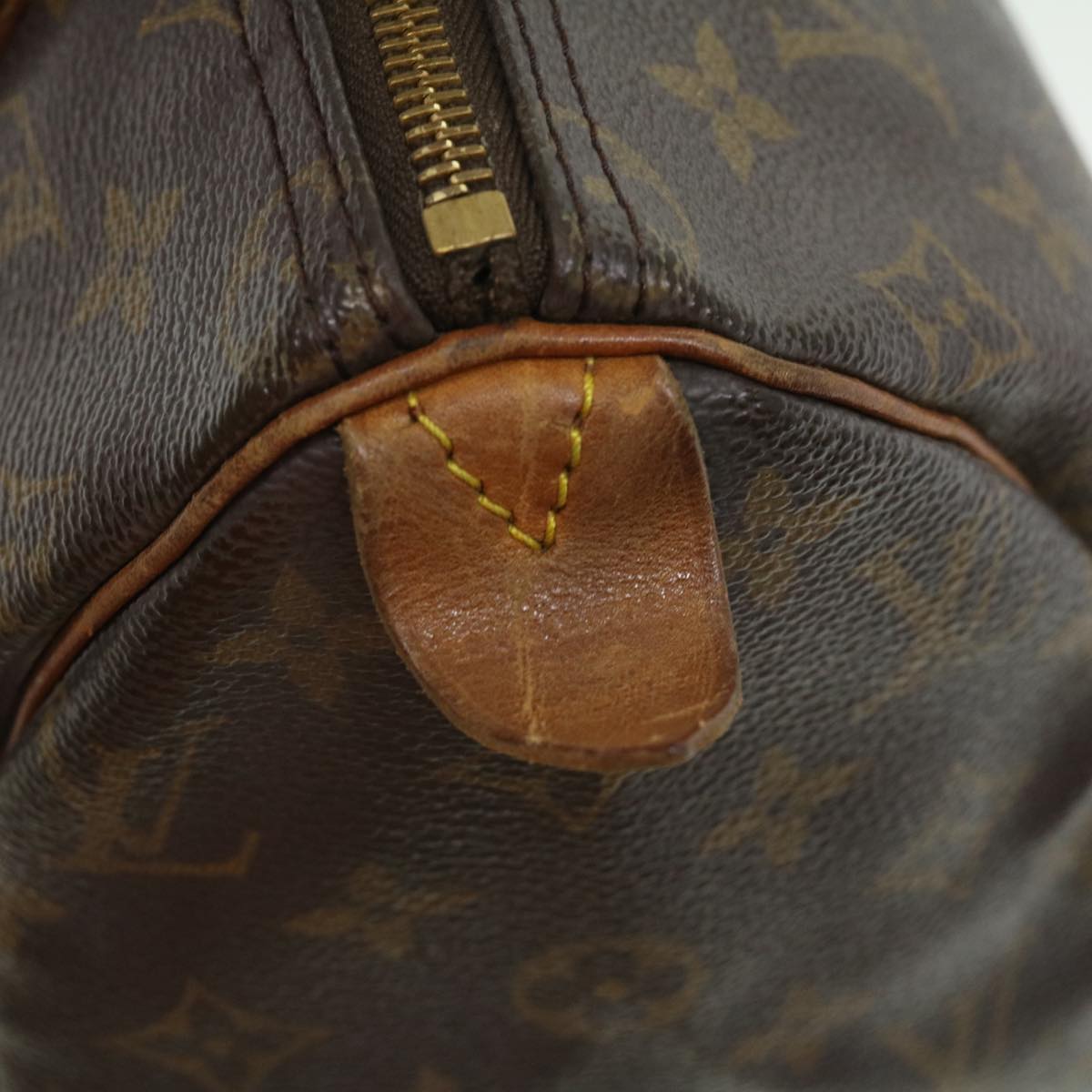 LOUIS VUITTON Monogram Speedy 25 Hand Bag M41528 LV Auth hs1410