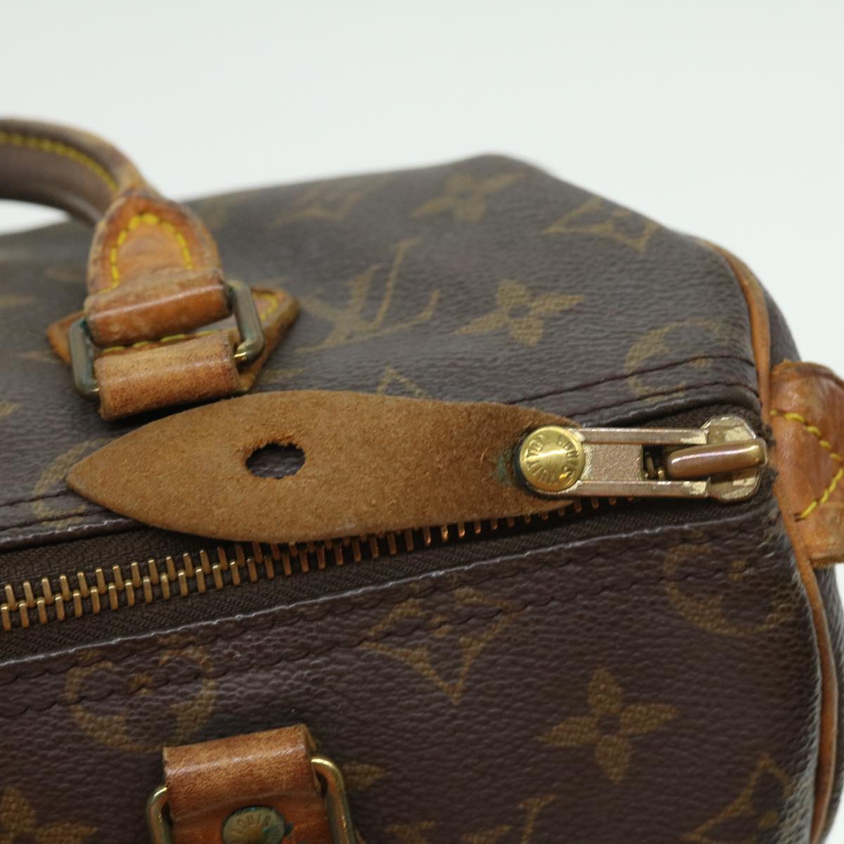 LOUIS VUITTON Monogram Speedy 25 Hand Bag M41528 LV Auth hs1410