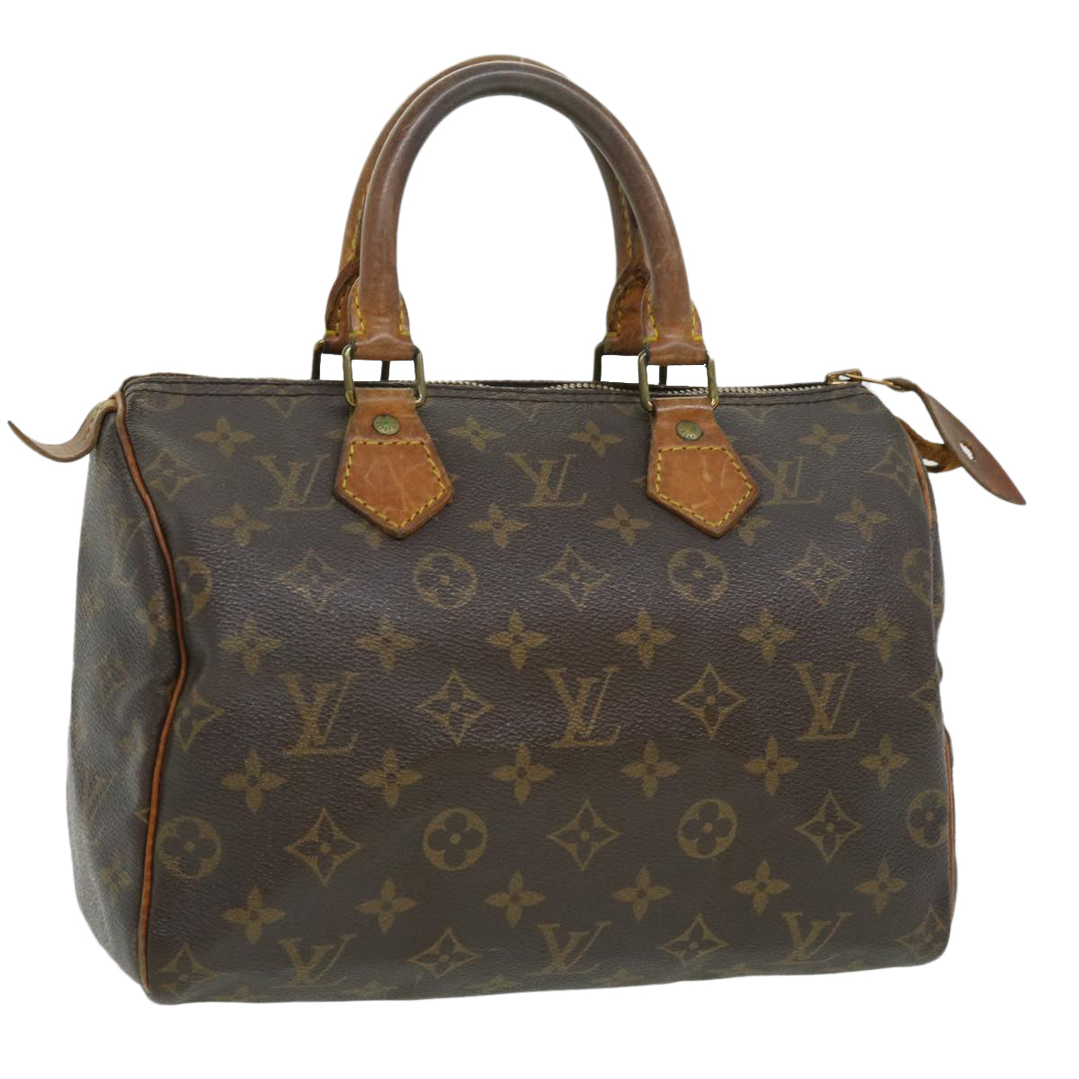 LOUIS VUITTON Monogram Speedy 25 Hand Bag M41528 LV Auth hs1410